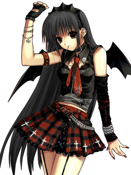 Anime Vampire Girl With Wings - Vampire Anime Girl Png@nicepng.com